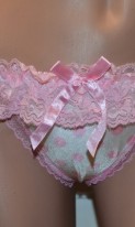 Эротический комплект белья розовый П-329 фото 2