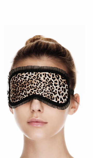 Леопардовая маска для сна, фото