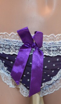 Эротический комплект белья фиолетовый П-581 фото 2