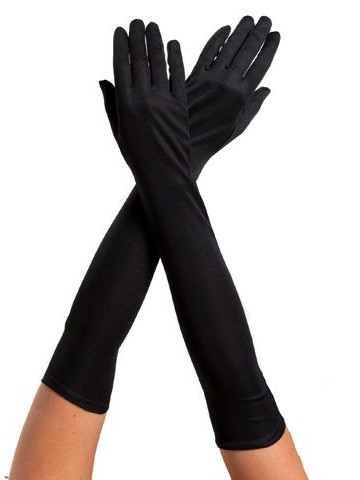 Черные перчатки, фото