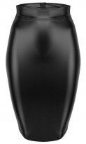 Сексуальная юбка карандаш из экокожи со шнуровкой Л-102 фото 3