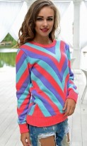 Трехцветный свитер СК-225