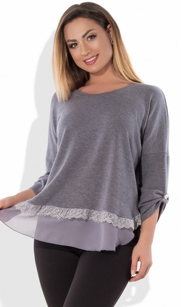 Блуза из ангоры размеры от XL 3094 , фото