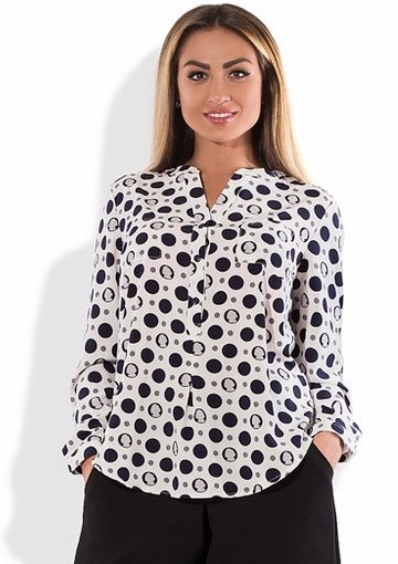 Блузка в стиле поло размеры от XL 3073 , фото