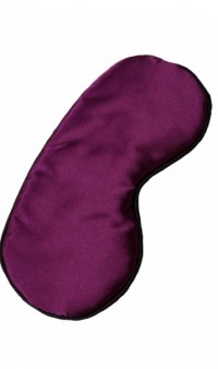 Фиолетовая шелковая маска для сна с регулятором А-1014