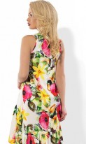 Красивое летнее платье с цветочным принтом Д-1087 фото 2