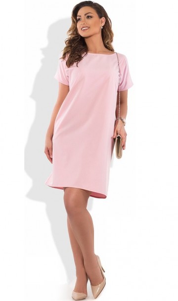 Красивое персиковое платье размеры от XL ПБ-196, фото
