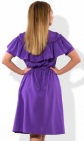 Красивое платье женское фиолетовое размеры от XL ПБ-281, фото 2