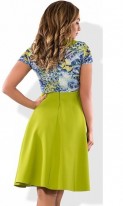 Модное женское платье салатовое размеры от XL ПБ-287, фото 2