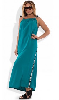 Платье сарафан цвета морской волны размеры от XL ПБ-237, фото