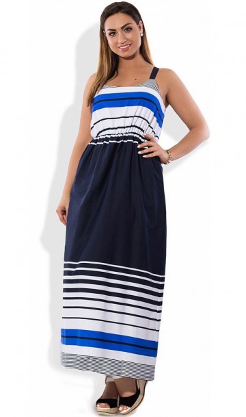 Красивое платье-сарафан размеры от XL ПБ-336, фото