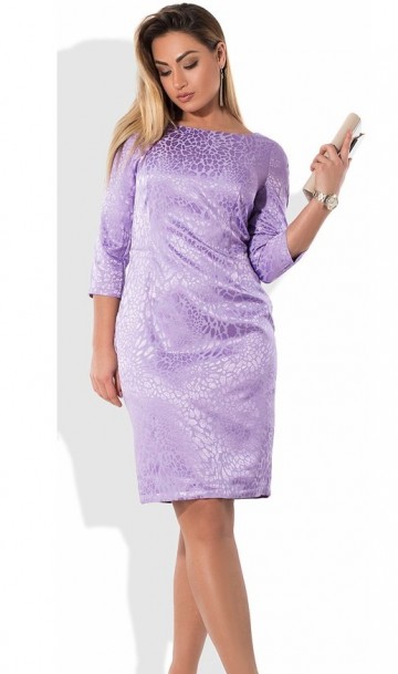 Красивое сиреневое женское платье размеры от XL ПБ-484, фото