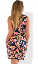 Красивое женское платье на лето с цветами размеры от XL ПБ-592, фото 2