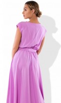 Красивое женское платье в пол сиреневое размеры от XL ПБ-342, фото 2