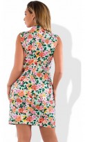 Модное женское платье на лето с цветами размеры от XL ПБ-594, фото 2