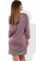 Платье свитшот двухцветное размеры от XL ПБ-383, фото 2