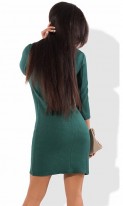 Стильное зеленое платье Д-1239 фото 2