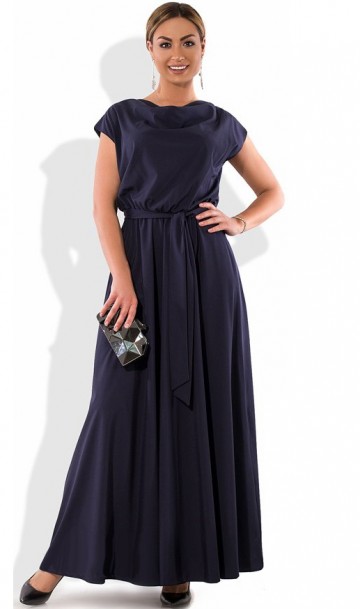 Стильное женское платье в макси размеры от XL ПБ-362, фото