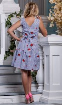 Модное хлопковое платье с вышивкой Д-1328 фото 2