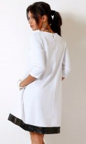 Белое платье мини Д-1584 фото 2
