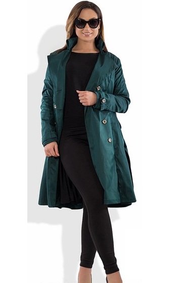 Стильный кардиган пальто из коттона под пояс с подкладом размеры от XL 5045, фото