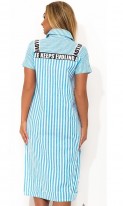 Модное женское платье рубашка из коттона размеры от XL ПБ-151, фото 2