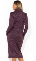 Платье миди с боковыми карманами и рукавами-митенками размеры от XL ПБ-684, фото 2