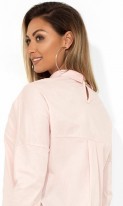 Блуза асимметричная розовая со шлейфом размеры от XL 3162, фото 2