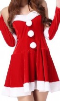 Игровой костюм Санта Клауса женский Р-437 фото 3