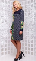 Красивое женское платье с цветочным принтом размеры от XL ПБ-761, фото 3
