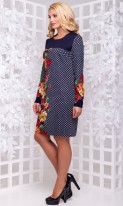 Модное женское платье с цветочным принтом размеры от XL ПБ-763, фото 3