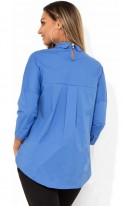 Стильная блуза асимметричная со шлейфом размеры от XL 3164, фото 2