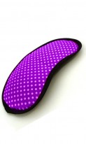 Маска для сна в горошек фиолетовая А-1060 фото 2
