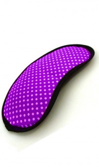 Маска для сна в горошек фиолетовая А-1060 фото 2