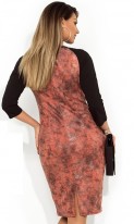 Модное женское платье миди размеры от XL ПБ-169, фото 2
