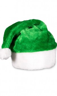 Зеленая новогодняя шапка А-1045 фото 2