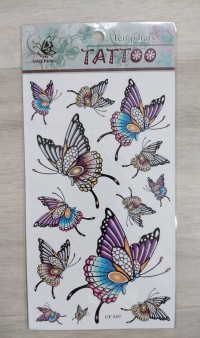 Временные татуировки с бабочками ТБ-180