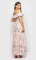 Легкое летнее платье розовое Д-235 Фото 3