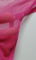 Прозрачные розовые стринги Т-977 фото 2
