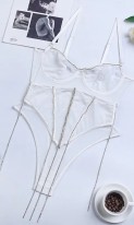 Женский сексуальный боди с корсетом и подвязками П-787 фото 5