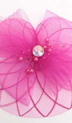 Шляпка сетка розовая, фото 2