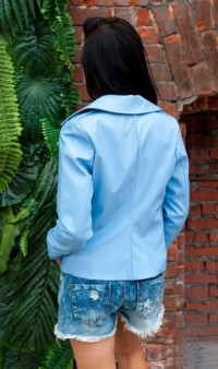 Куртка-косуха голубая СК-289 фото 2