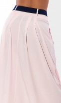 Летняя длинная светло-розовая юбка 1262 фото 2