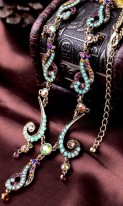Уникальное ожерелье с цветными камнями ТБ-140 фото 3