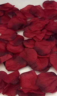 Искусственные лепестки роз марсала А-824 фото 2