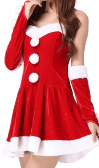 Игровой костюм Санта Клауса женский Р-437 фото 2