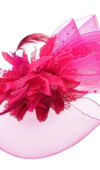 Женская дизайнерская шляпка розовая А-1101 фото 2