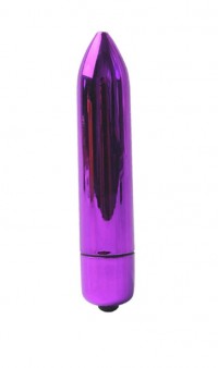 Мощный мини вибратор пуля фиолетовый А-1161