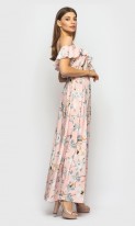 Легкое летнее платье розовое Д-235 фото 2